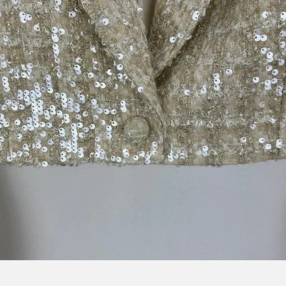 NEW Gianni Bini Sequin Tweed Jacket and skirt matching set - Picture 11 of 13